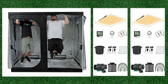 4'x8' Hydroponics Grow Tent Kit - 32 Plant